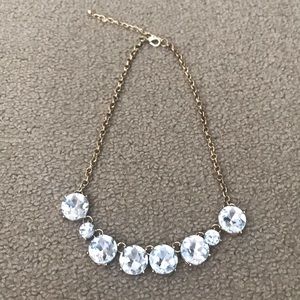 Gold necklace with jewels